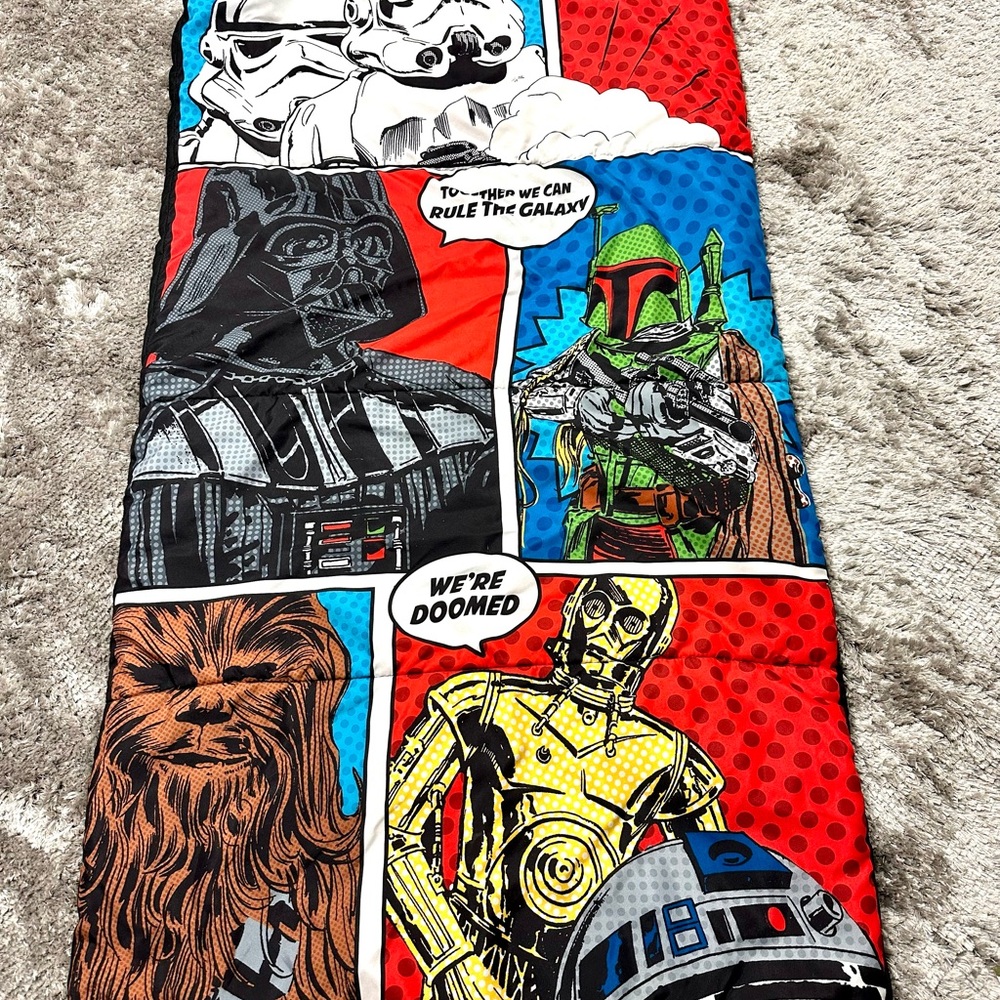 Star Wars Reversible Comic Style Sleeping Bag 30 x 50